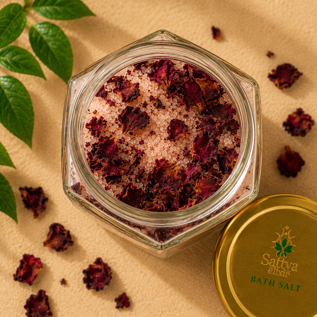 Sattva Bath Salt | Ayurvedic Bath Salt for Relaxation, Muscle Recovery & Skin Detox - Image 2